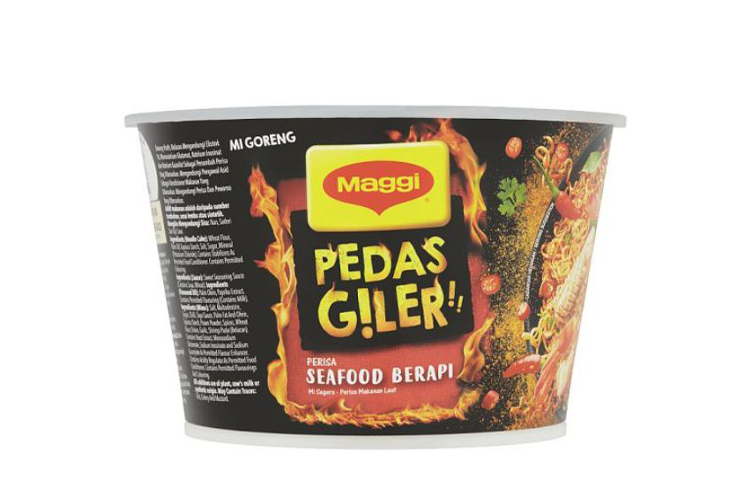 MAGGI PEDAS GILER MI GORENG PERISA SEAFOOD BERAPI 98G